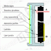 Durų lentelė, anoduoto aliuminio 1 eilutė