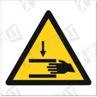 Warning: Crushing of hands