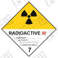 Pavojingos medžiagos ir produktai, 7.3 Klasė Radioaktyviosios medžiagos