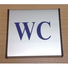 Informacinė lentelė "WC",  93x93 mm