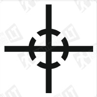Package (item) center of gravity sticker